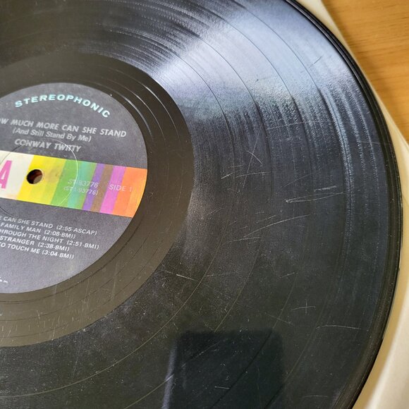 CONWAY TWITTY How Much More Can She Take LP Vinyl Decca Record 1971 DL 75276 LP2 - Picture 7 of 10